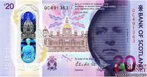 ШОТЛАНДИЯ 20 ФУНТОВ (ПАМЯТНАЯ) 1