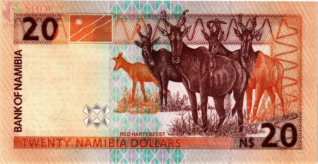 НАМИБИЯ 20 ДОЛЛАРОВ 2