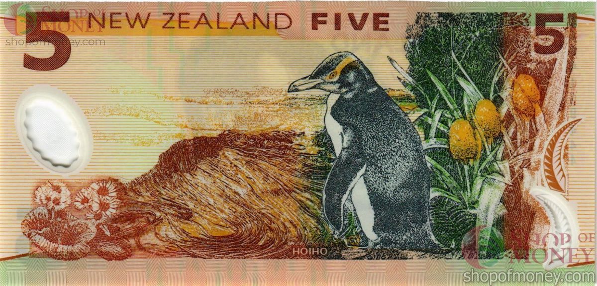 НОВАЯ ЗЕЛАНДИЯ 5 ДОЛЛАРОВ 2