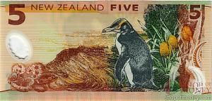 НОВАЯ ЗЕЛАНДИЯ 5 ДОЛЛАРОВ 2
