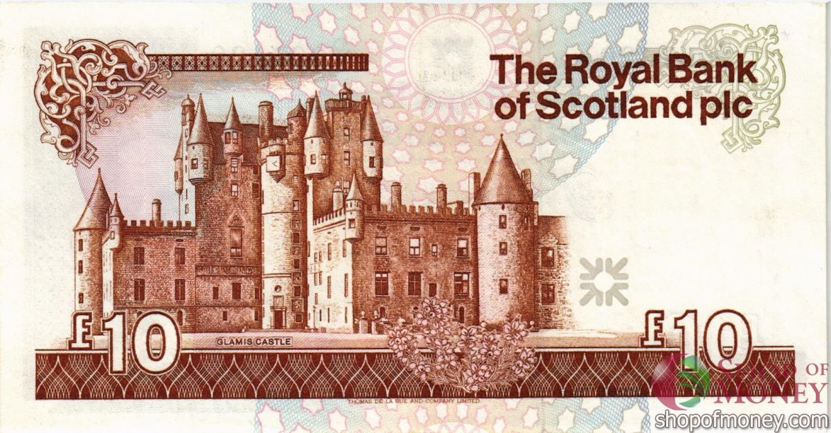 ШОТЛАНДИЯ 10 ФУНТОВ (ROYAL BANK OF SCOTLAND) 2
