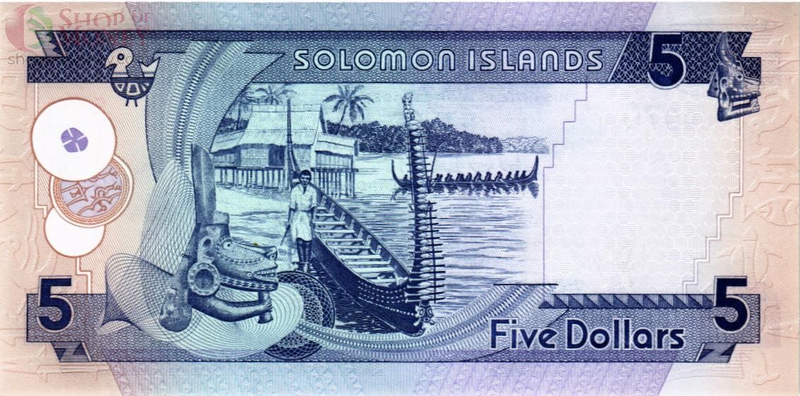 СОЛОМОНОВЫ ОСТРОВА 5 ДОЛЛАРОВ 2