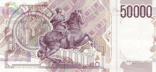 ИТАЛИЯ 50000 ЛИР 2