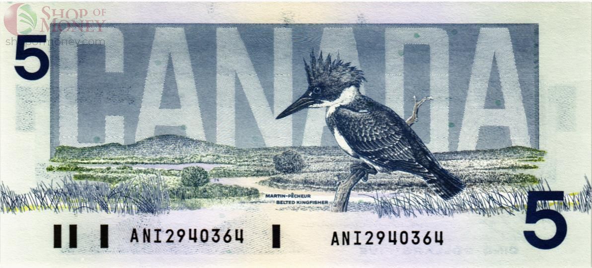 КАНАДА 5 ДОЛЛАРОВ 2