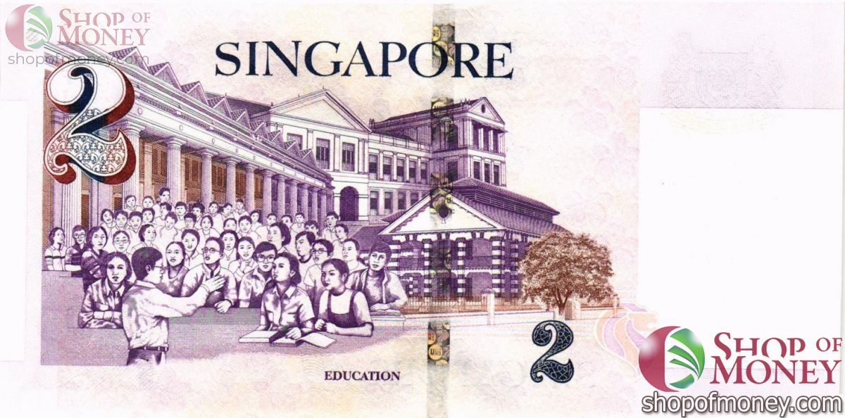 СИНГАПУР 2 ДОЛЛАРА 2