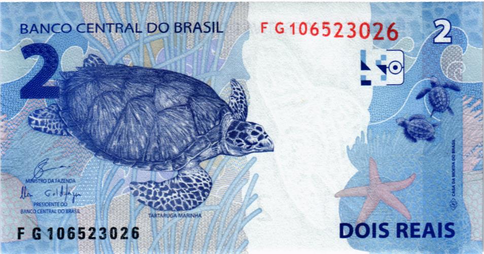 БРАЗИЛИЯ 2 РЕАЛА 2