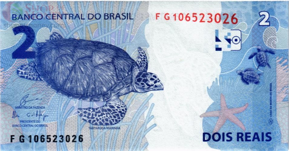 БРАЗИЛИЯ 2 РЕАЛА 2