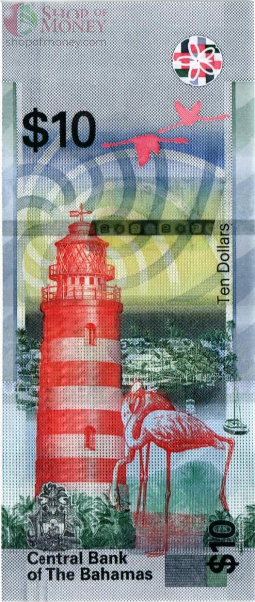 БАГАМСКИЕ ОСТРОВА 10 ДОЛЛАРОВ 2