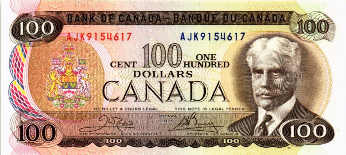 КАНАДА 100 ДОЛЛАРОВ 1
