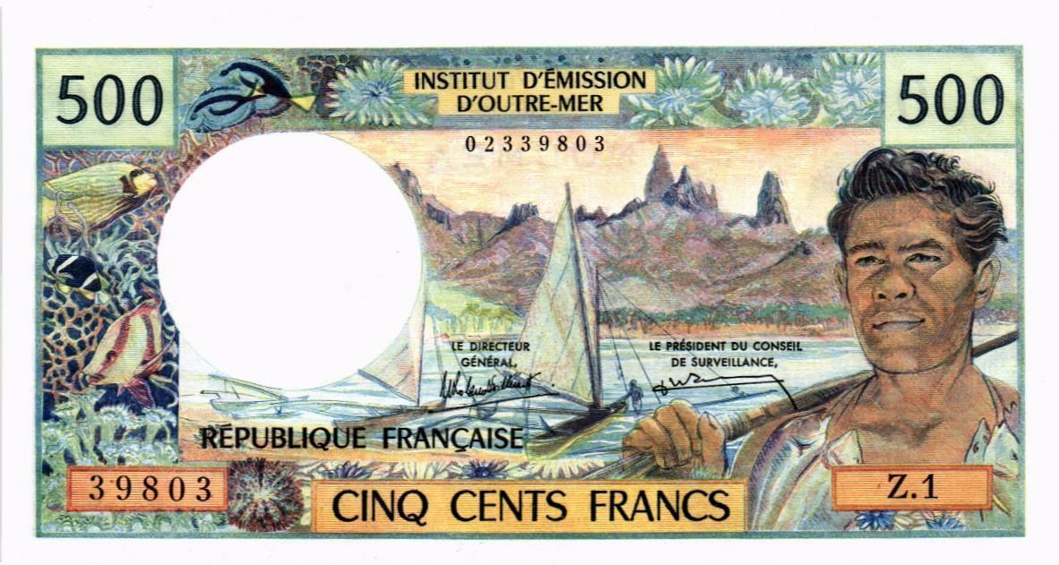 НОВАЯ КАЛЕДОНИЯ 500 ФРАНКОВ 1