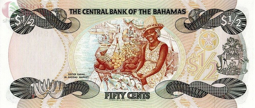 БАГАМСКИЕ ОСТРОВА 1/2 ДОЛЛАРА 2