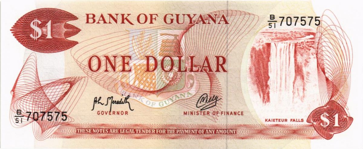ГАЙАНА 1 ДОЛЛАР 1