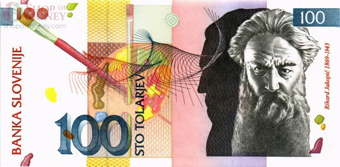 СЛОВЕНИЯ 100 ТОЛАРОВ 1