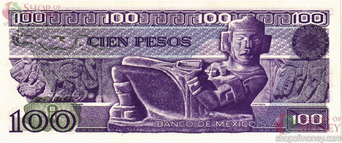 МЕКСИКА 100 ПЕСО (-TM- СЕРИЯ) 2