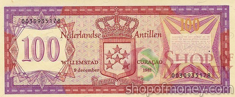 НИДЕРЛАНДСКИЕ АНТИЛЬСКИЕ ОСТРОВА 100 ГУЛЬДЕНОВ 1