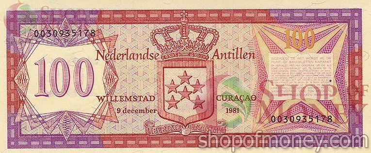НИДЕРЛАНДСКИЕ АНТИЛЬСКИЕ ОСТРОВА 100 ГУЛЬДЕНОВ 1