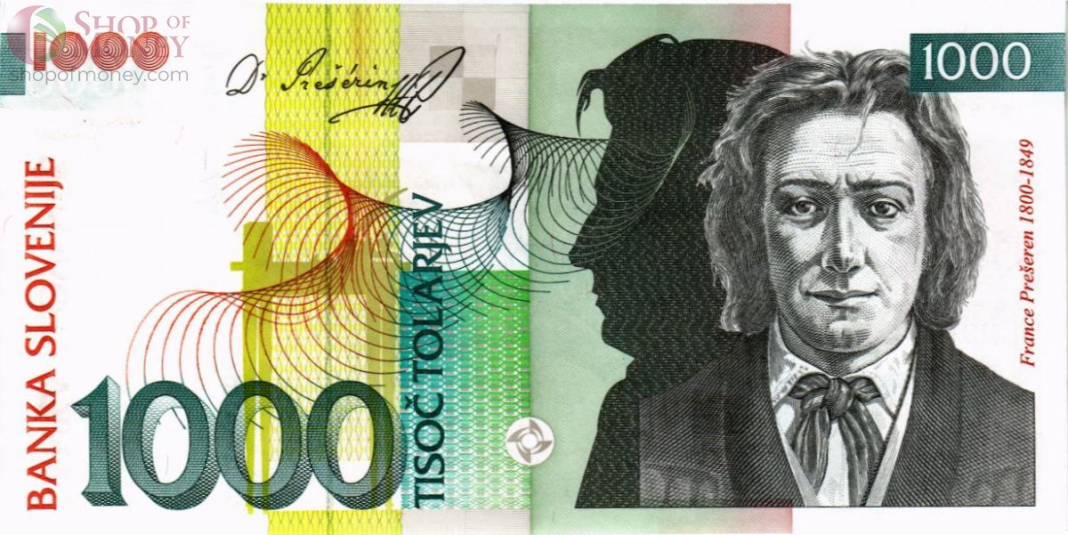 СЛОВЕНИЯ 1000 ТОЛАРОВ 1