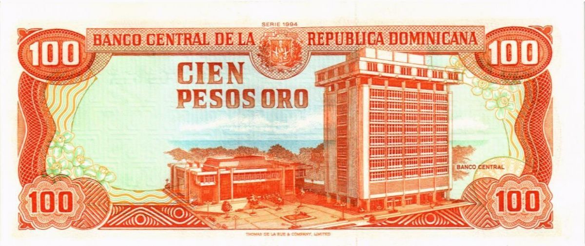 ДОМИНИКАНСКАЯ РЕСПУБЛИКА 100 ПЕСО 2