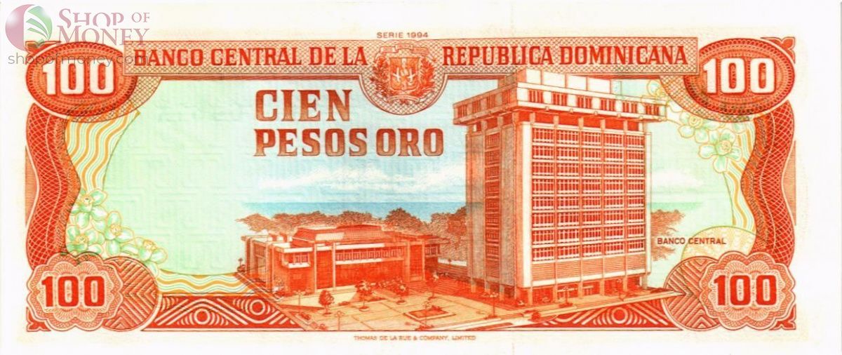 ДОМИНИКАНСКАЯ РЕСПУБЛИКА 100 ПЕСО 2