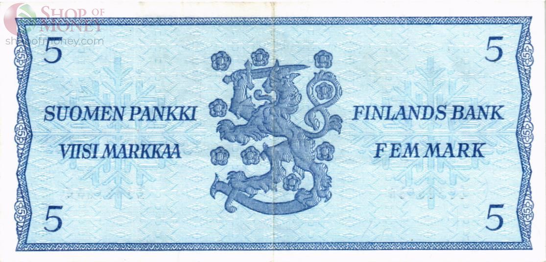 ФИНЛЯНДИЯ 5 МАРОК (Litt. B) 2