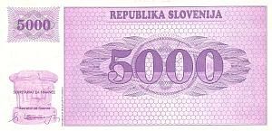СЛОВЕНИЯ 5000 ТОЛАР 1