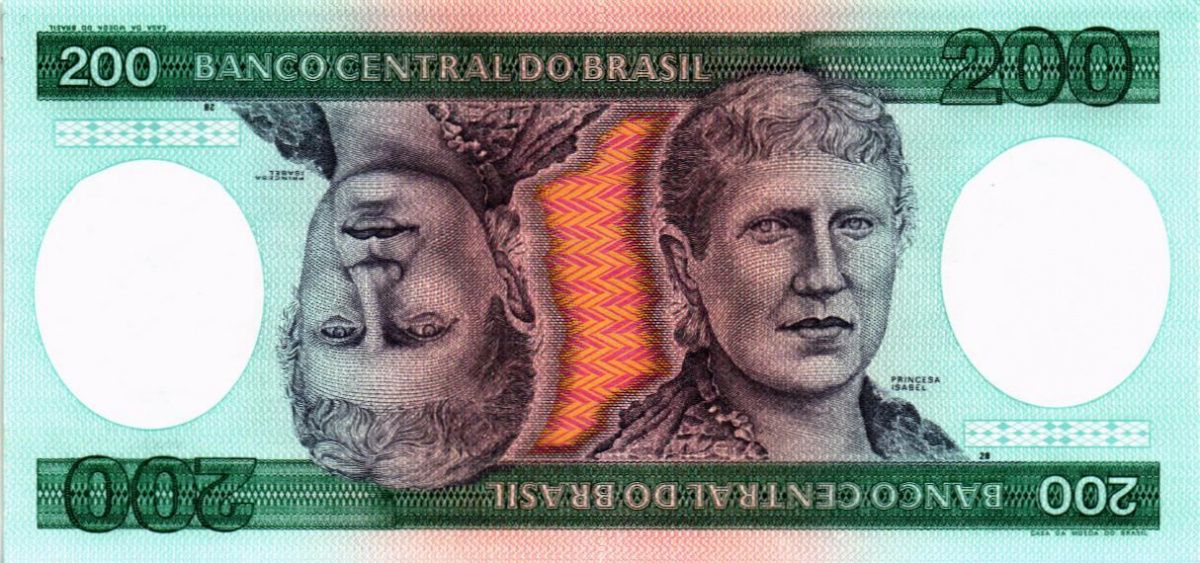 БРАЗИЛИЯ 200 КРУЗЕЙРО 1