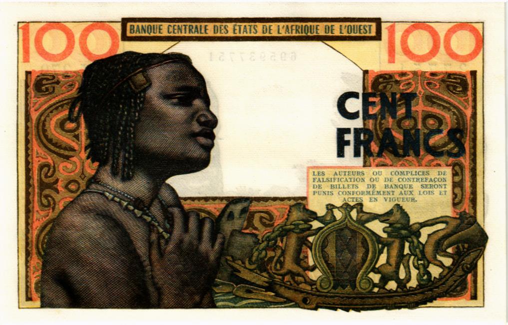 WAS - ЗАПАДНАЯ АФРИКА 100 ФРАНКОВ 2