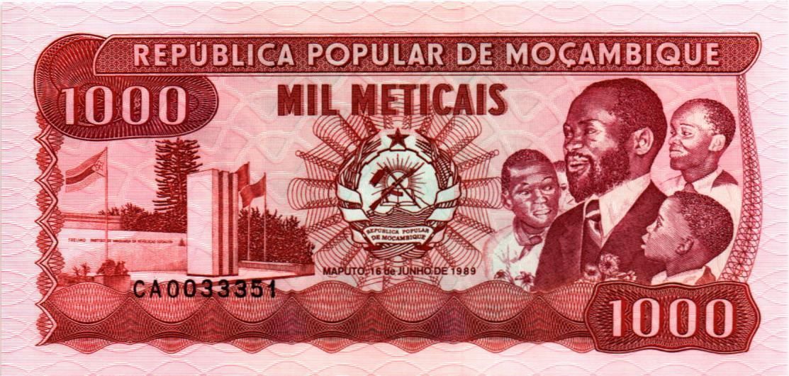 МОЗАМБИК 1000 МЕТИКАЛЬ 1