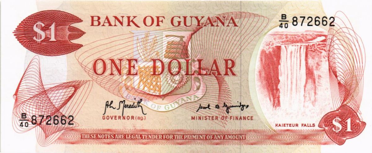 ГАЙАНА 1 ДОЛЛАР 1