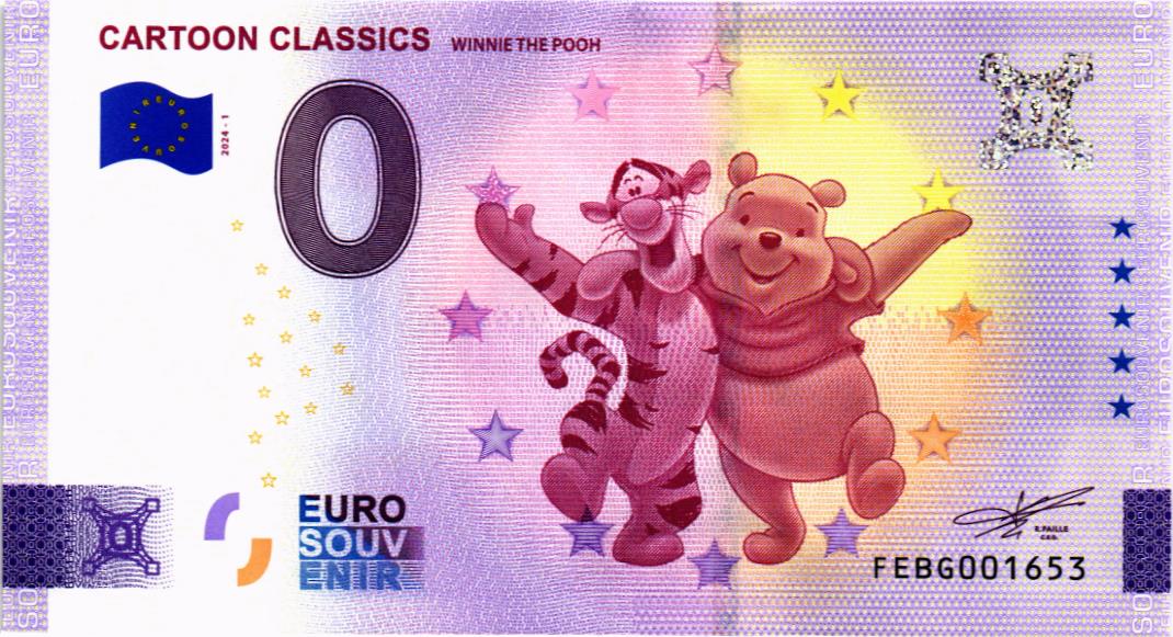CARTOON CLASSICS (WINNIE THE POOH) 0 ЕВРО 1