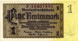 ГЕРМАНИЯ 1 РЕНТМАРКА 1