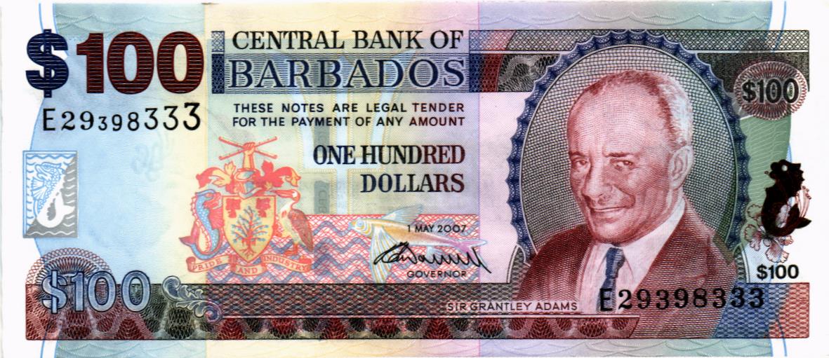 БАРБАДОС 100 ДОЛЛАРОВ 1