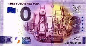 TIMES SQUARE NEW YORK 0 ЕВРО 1