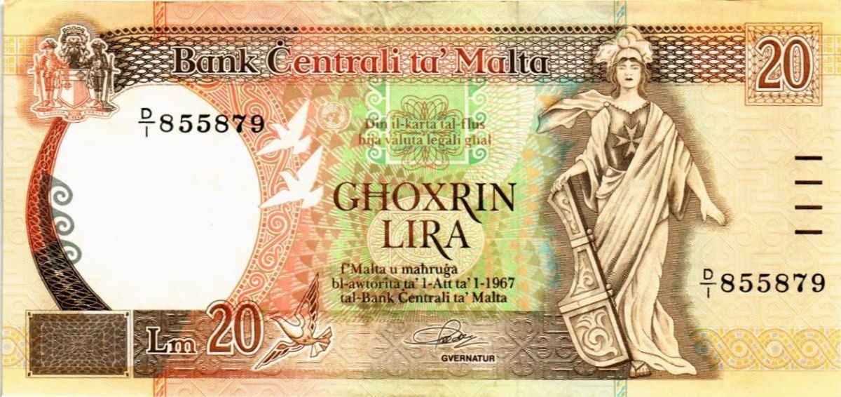 МАЛЬТА 20 ЛИР 1