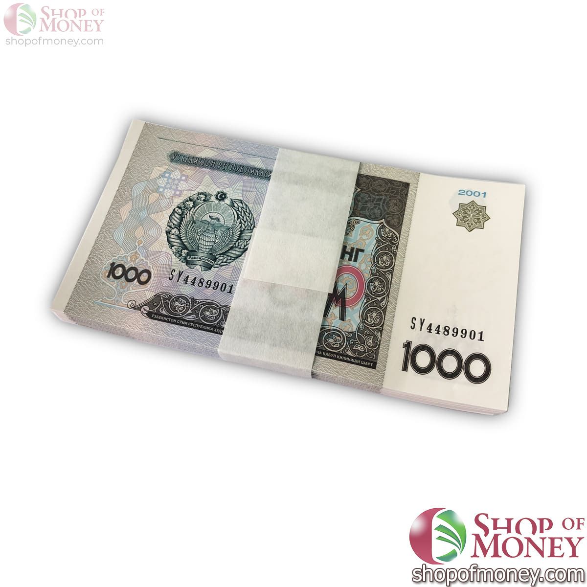 УЗБЕКИСТАН 1000 СУМ (100 БАНКНОТ) 1