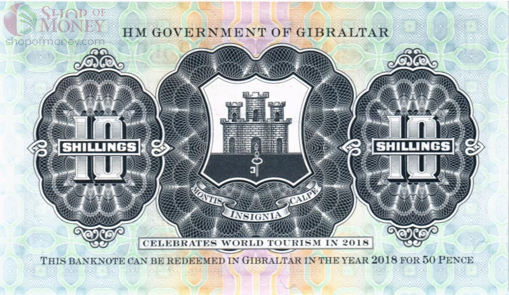 ГИБРАЛТАР 10 ШИЛЛИНГОВ 2
